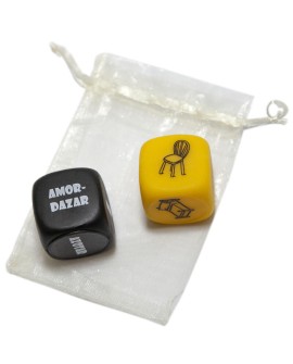 DIABLO PICANTE - BOLSA DE JUEGO CON DADO SADO 3 MM x 3 MM + DADO DE OBJETO