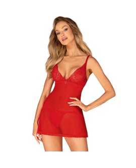 OBSESSIVE - CHILISA BABYDOLL Y TANGA XS/S