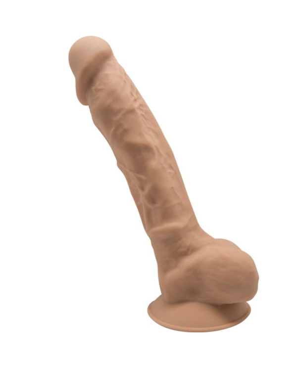 SILEXD MODELO 1 PENE REALISTICO SILICONA PREMIUM SILEXPAN CARAMELO 23 CM