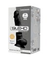 SILEXD MODELO 1 PENE REALISTICO SILICONA PREMIUM SILEXPAN NEGRO 175 CM