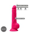 SILEXD MODELO 1 PENE REALISTICO SILICONA PREMIUM SILEXPAN FUCSIA 24 CM