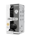 SILEXD MODELO 1 PENE REALISTICO SILICONA PREMIUM SILEXPAN NEGRO 24 CM