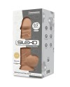 SILEXD MODELO 1 PENE REALISTICO SILICONA PREMIUM SILEXPAN CARAMELO 215 CM