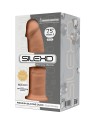 SILEXD MODELO 2 PENE REALISTICO SILICONA PREMIUM SILEXPAN CARAMELO 19 CM