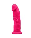 SILEXD MODELO 2 PENE REALISTICO SILICONA PREMIUM SILEXPAN FUCSIA 19 CM