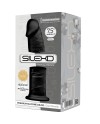 SILEXD MODELO 2 PENE REALISTICO SILICONA PREMIUM SILEXPAN NEGRO 19 CM