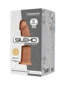 SILEXD MODELO 2 PENE REALISTICO SILICONA PREMIUM SILEXPAN CARAMELO 15 CM