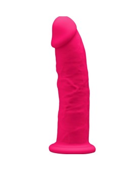 SILEXD - MODELO 2 PENE REALISTICO SILICONA PREMIUM SILEXPAN FUCSIA 15 CM