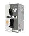 SILEXD MODELO 2 PENE REALISTICO SILICONA PREMIUM SILEXPAN NEGRO 15 CM