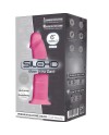 SILEXD MODELO 2 PENE REALISTICO SILICONA PREMIUM SILEXPAN ROSA FLUORESCENTE 15 CM