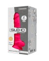 SILEXD MODELO 1 PENE REALISTICO SILICONA PREMIUM SILEXPAN FUCSIA 20 CM