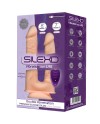 SILEXD MODELO 1 PENE REALISTICO DOBLE PENETRACION VIBRADOR SILICONA PREMIUM SILEXPAN CONTROL REMOTO 175 195 CM