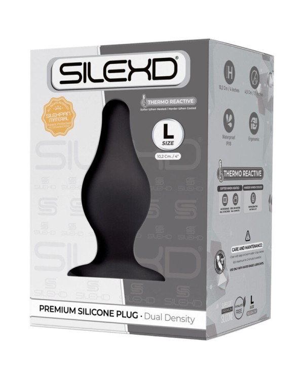 SILEXD MODELO 2 PLUG ANAL SILICONA PREMIUM SILEXPAN PREMIUM TERMORREACTIVO TALLA L