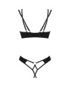 OBSESSIVE NESARI SET DOS PIEZAS CROTCHLESS M L