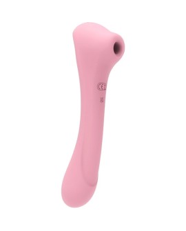 FEMINTIMATE - DAISY MASSAGER SUCCIONADOR Y VIBRADOR ROSA