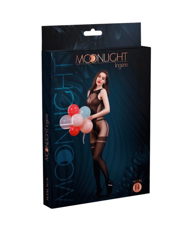 MOONLIGHT MODELO 14 BODYSTOCKING NEGRO TALLA UNICA