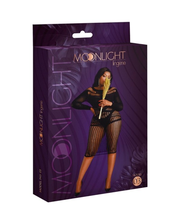 MOONLIGHT MODELO 3 VESTIDO NEGRO TALLA UNICA PLUS SIZE