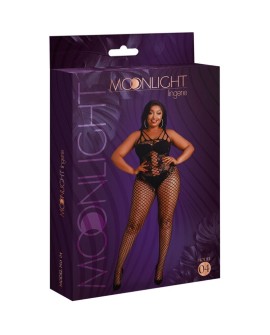 MOONLIGHT - MODELO 4 BODYSTOCKING NEGRO TALLA UNICA / PLUS SIZE