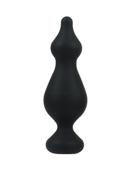 ADRIEN LASTIC - AMUSE PLUG ANAL SILICONA NEGRO TALLA L