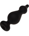 ADRIEN LASTIC AMUSE PLUG ANAL SILICONA NEGRO TALLA L