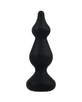 ADRIEN LASTIC - AMUSE PLUG ANAL SILICONA NEGRO TALLA S