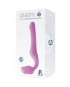 ADRIEN LASTIC QUEENS STRAP ON FLEXIBLE ROSA TALLA S