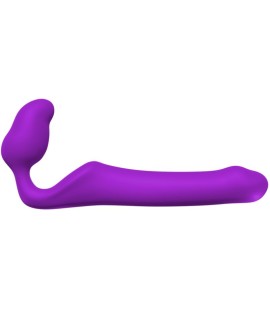 ADRIEN LASTIC - QUEENS STRAP-ON FLEXIBLE VIOLETA TALLA M