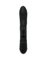 ADRIEN LASTIC TWISTER MASAJEADOR VIBRADOR Y ROTADOR RABBIT NEGRO