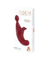 ADRIEN LASTIC FUSION TRIPLE ESTIMULADOR CLITORIS G SPOT ROJO