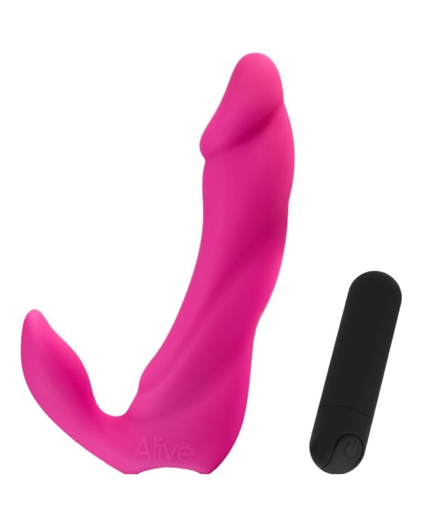 ALIVE BIFUN PRO DILDO VIBRADOR ROSA 149 CM