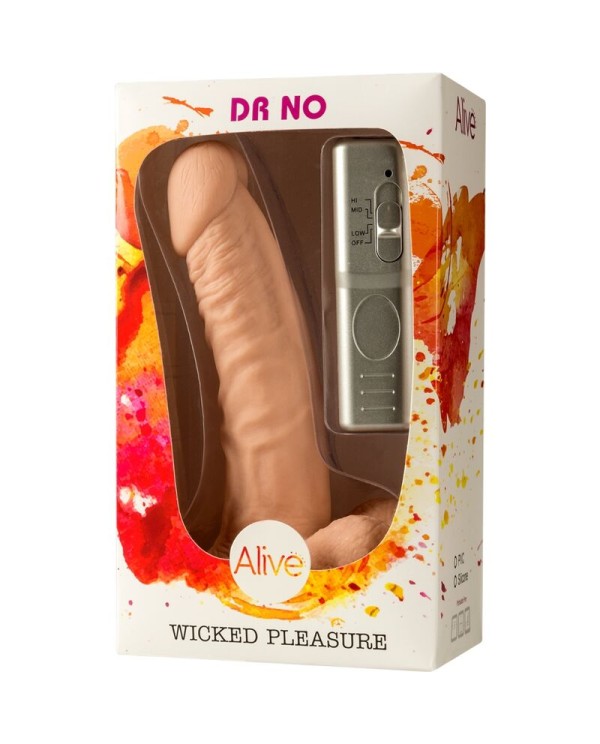 ALIVE DR NO PENE REALISTICO VIBRADOR 18 CM