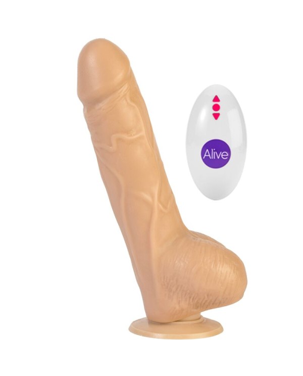 ALIVE MARCO PENE REALISTICO VIBRADOR ROTADOR CONTROL REMOTO 19 CM