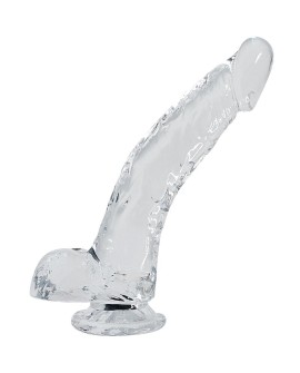 ALIVE - STALLION PENE REALISTICO TRANSPARENTE 22 CM