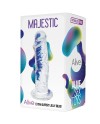 ALIVE MAJESTIC PENE REALISTICO TRANSPARENTE 147 CM