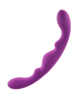 ALIVE - LUNA DILDO DOBLE PENETRACION SILICONA VIOLETA 25 CM