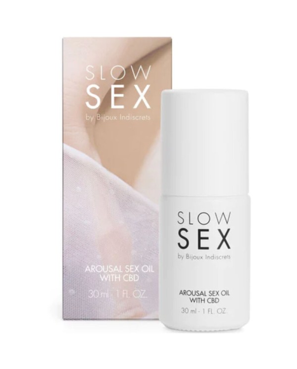 BIJOUX SLOW SEX ACEITE DE MASAJE SEXUAL CON CBD 30 ML