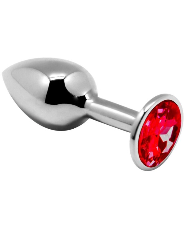 ALIVE ANAL PLEASURE MINI PLUG METAL ROJO TALLA S