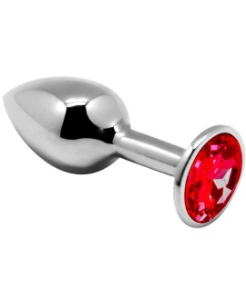 ALIVE - ANAL PLEASURE MINI PLUG METAL ROJO TALLA S