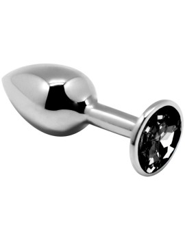 ALIVE - ANAL PLEASURE MINI PLUG METAL NEGRO TALLA S