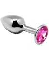 ALIVE ANAL PLEASURE MINI PLUG METAL ROSA TALLA S