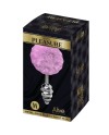 ALIVE ANAL PLEASURE PLUG ESPIRAL METAL POMPON VIOLETA TALLA M