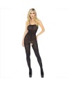 LEG AVENUE BODYSTOCKING NEGRO CON APERTURA