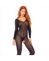 LEG AVENUE BODYSTOCKING NEGRO MANGA LARGA