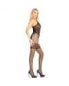 LEG AVENUE BODYSTOCKING CUELLO HALTER RED CORAZONES NEGRO