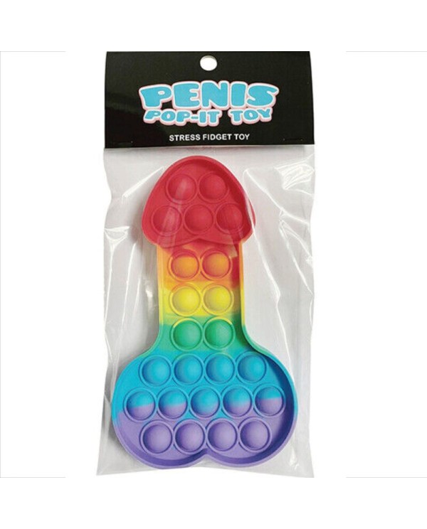 KHEPER GAMES JUGUETE ANTIESTRES PENIS POP IT MULTICOLOR