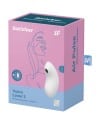 SATISFYER VULVA LOVER 2 ESTIMULADOR Y VIBRADOR BLANCO