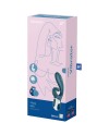 SATISFYER HUG ME VIBRADOR RABBIT APP AZUL