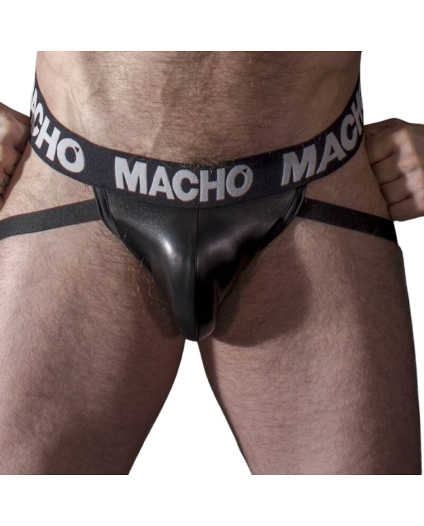 MACHO MX25NC JOCK CUERO NEGRO M