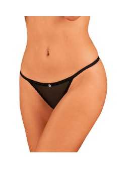 OBSESSIVE - CELIA NOIR CROTCHLESS TANGA XS/S