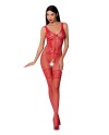 PASSION WOMAN BS069 BODYSTOCKING ROJO TALLA UNICA